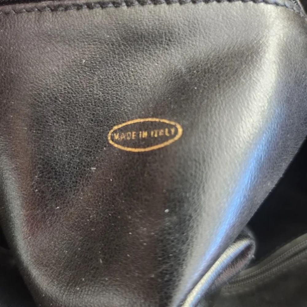 Authentic vintage CHANEL black quilted Matelasse lambskin tote bag with COA - Picture 12 of 16